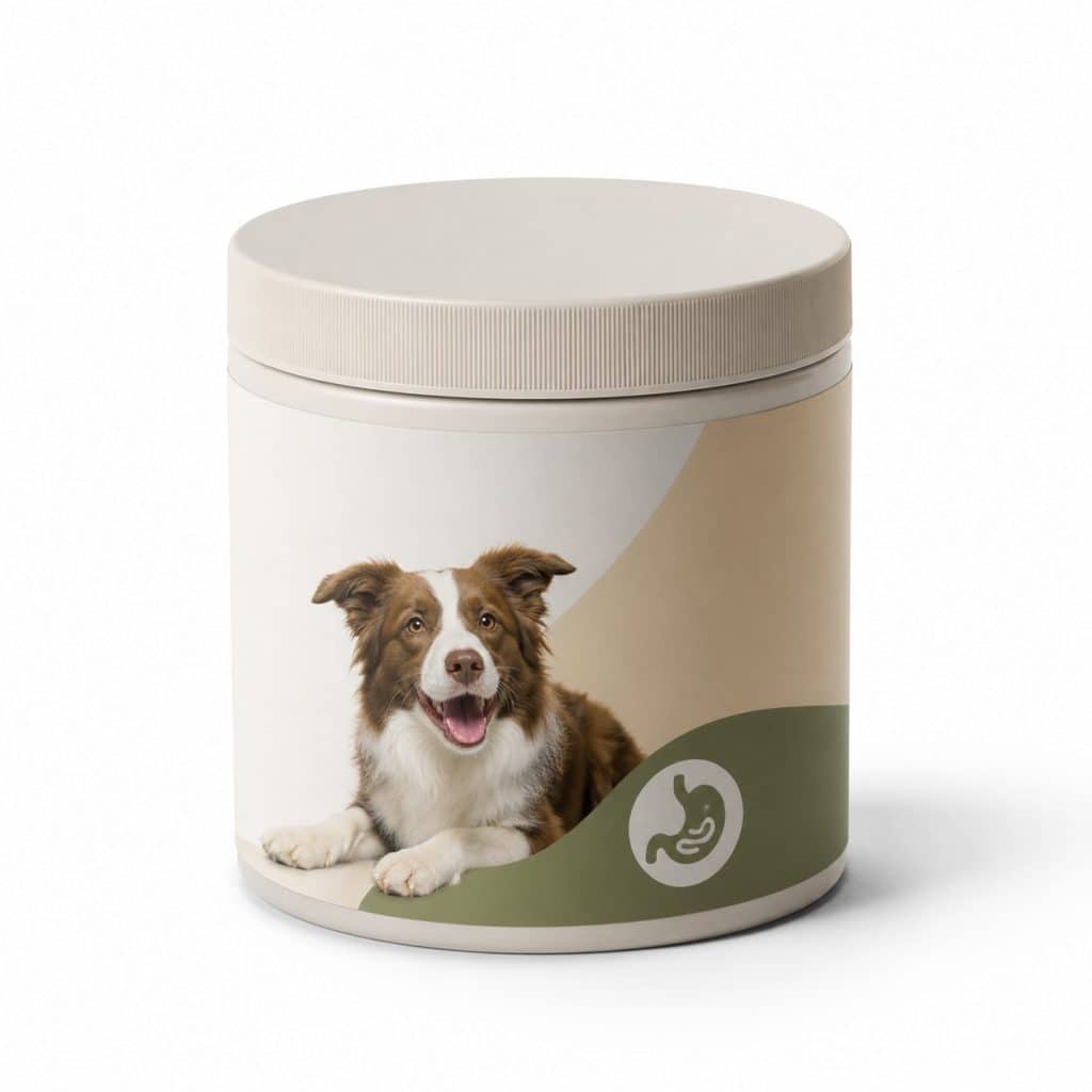 Complément alimentaire digestif pour chien présenté seul