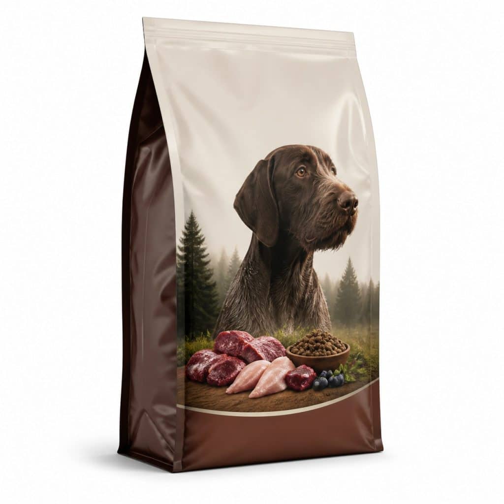 Croquettes chien au gibier présenté seul