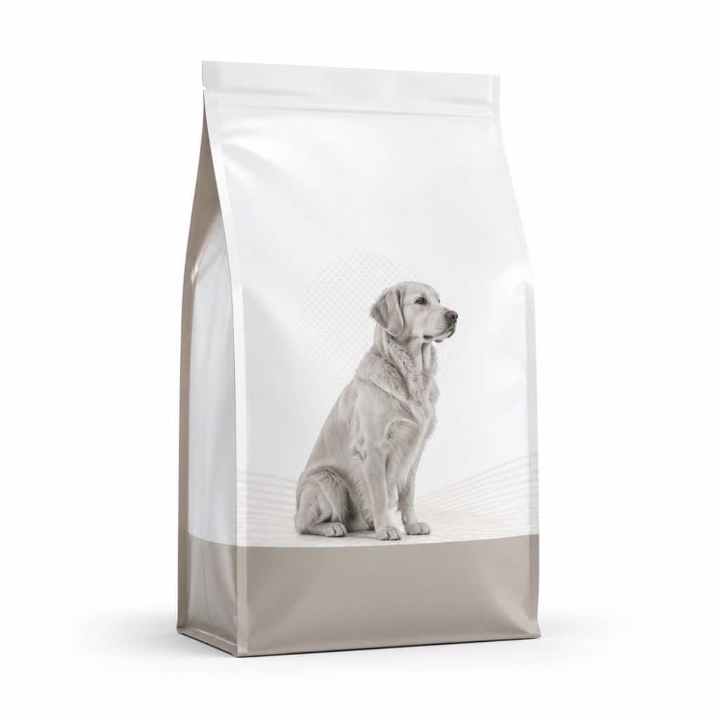Croquettes chien formule rénale présenté seul