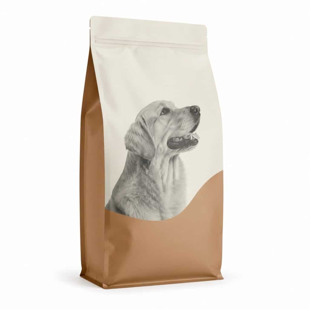 Croquettes chien gamme premium présenté seul