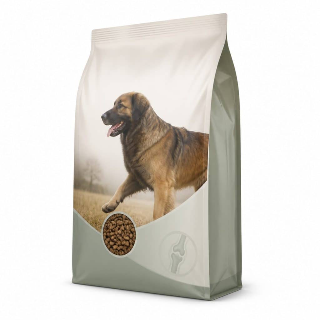 Croquettes chien grande race soutien articulaire présenté seul