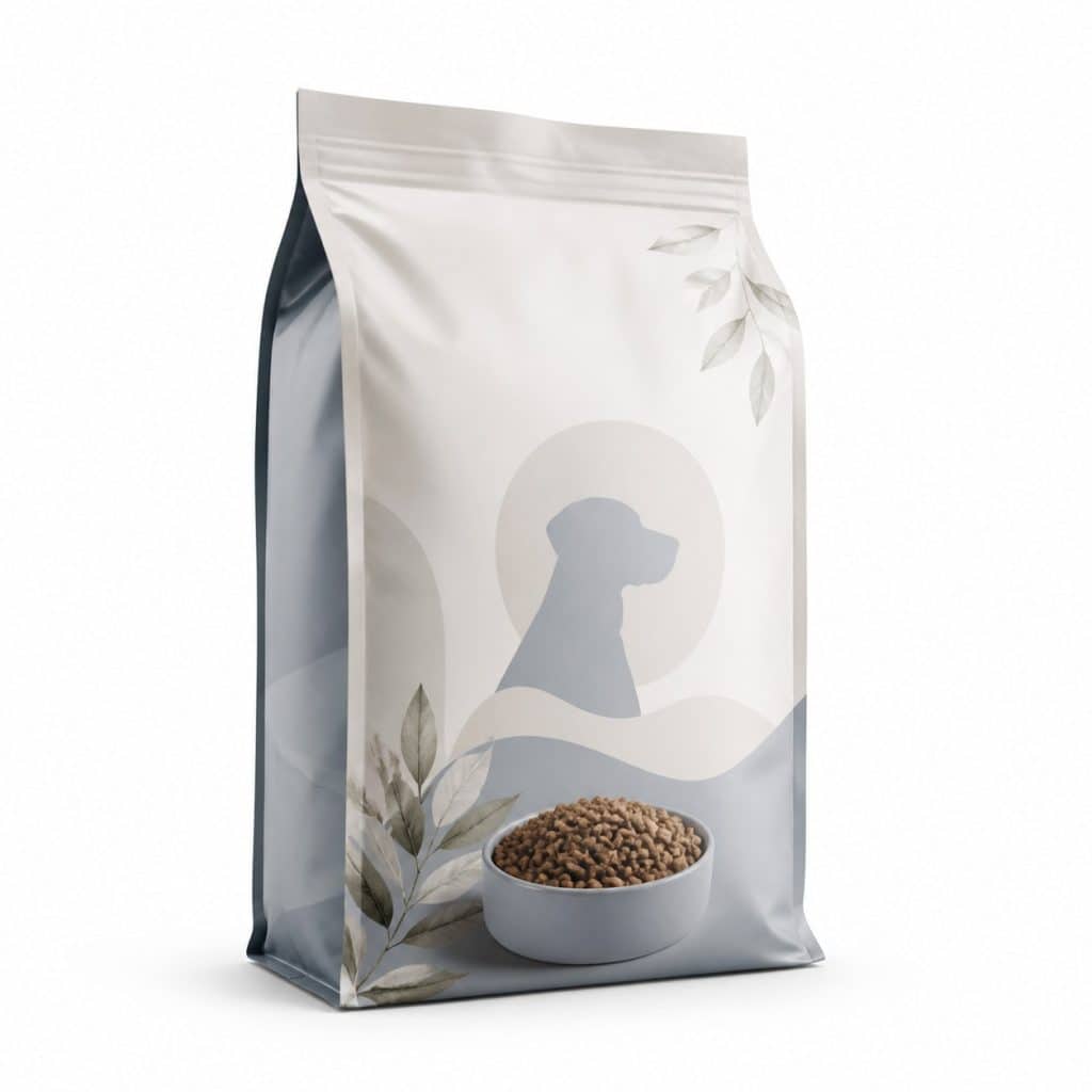 Croquettes chien hypoallergéniques peau sensible présenté seul