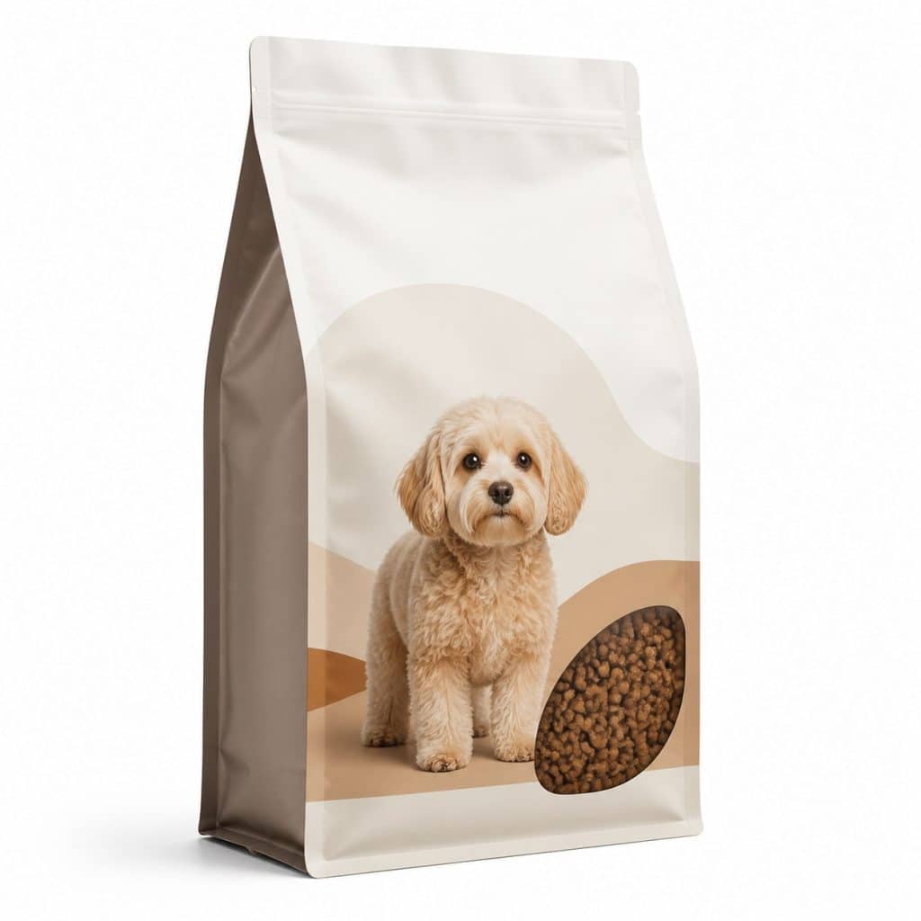 Croquettes chien petite race format mini-croquette présenté seul