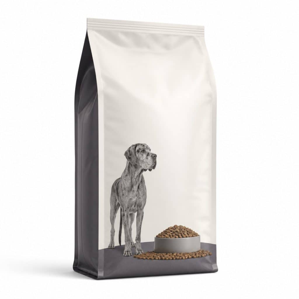 Croquettes chien race géante présenté seul