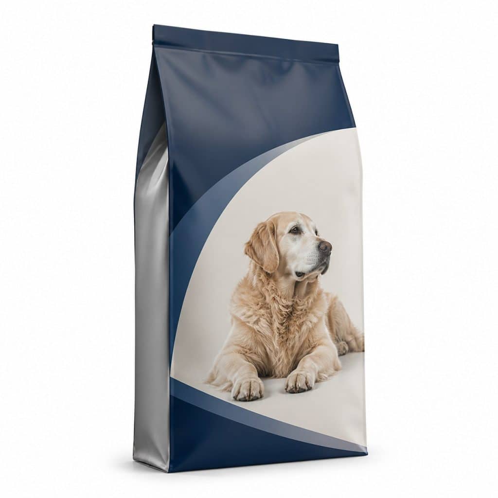 Croquettes chien senior grande race présenté seul