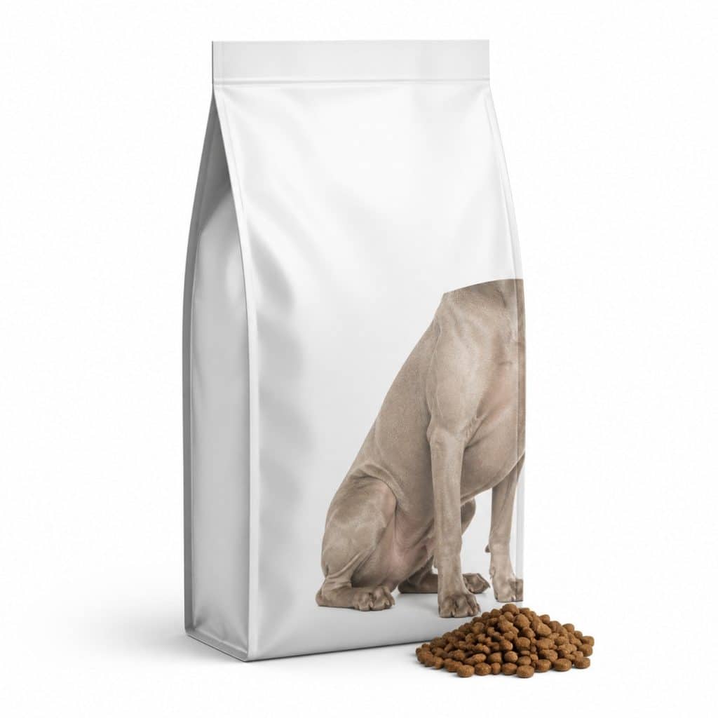 Croquettes chien stérilisé grand chien présenté seul