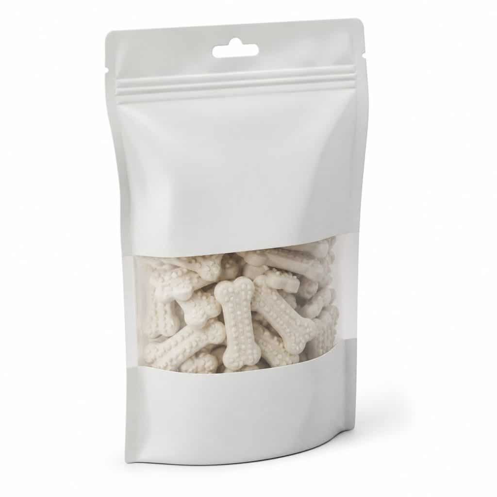 Friandises dentaires pour petit chien présenté seul
